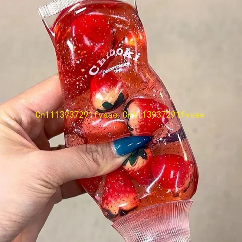 Fruit Filled Maltose Toothpaste Stress Relief Toy Soft Slow Rising Deformable Squeeze Squishy Fidget Sensory Toy