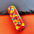 Mini Fidget Mechanical Slider Dense Magnetic Push Card Plate Pocket Haptic Coin EDC Metal Sensory Stress Relief Toy Anti Anxiety
