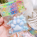 Mini Cat Paw Squeeze Toy Silicone Pinch Decompression Toy Plush TPR Fidget Sensory Toys For Kids Adults Gift