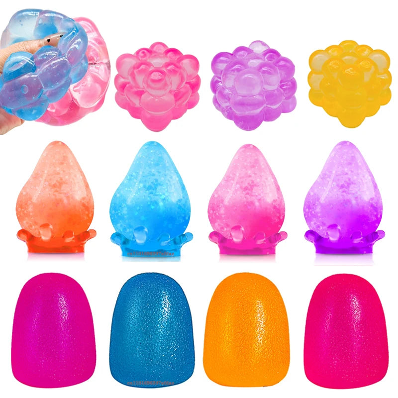 Maltose Stress Ball Squishy Toys Stretchy Slow Rebound Anxiety Stress Relief Sensory Fidget Toys for Boys Girls Party Favors