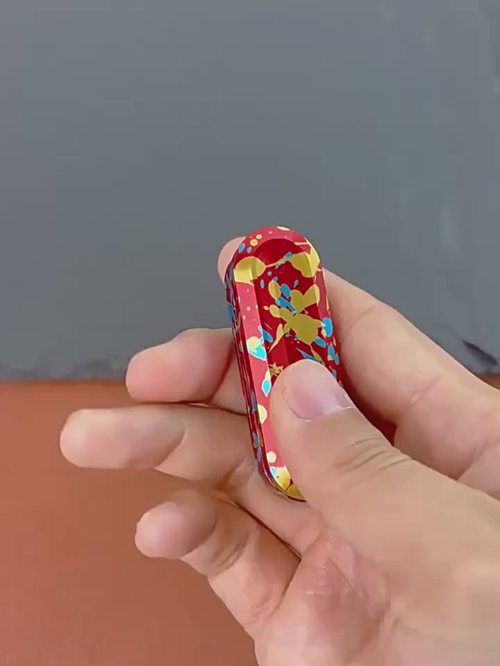 Mini Fidget Mechanical Slider Dense Magnetic Push Card Plate Pocket Haptic Coin EDC Metal Sensory Stress Relief Toy Anti Anxiety